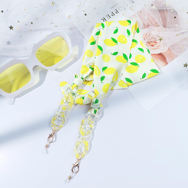 Modni akrilni najlonski konop, vjetrootporna maska, lanac uzica s printom, svileni šal, glamurozni lanac za naočale, remen oko vrata, dodaci za naočale