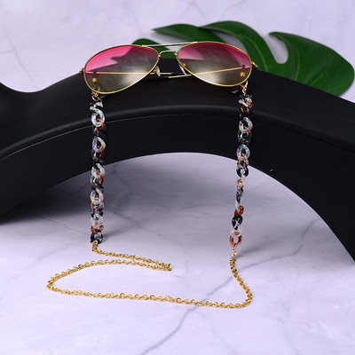 MOON GIRL Pozlaćeni lanac od akrilnih naočala za žene Protuklizne naočale za čitanje Kabel Držač maske Traka za oko oko Dropship