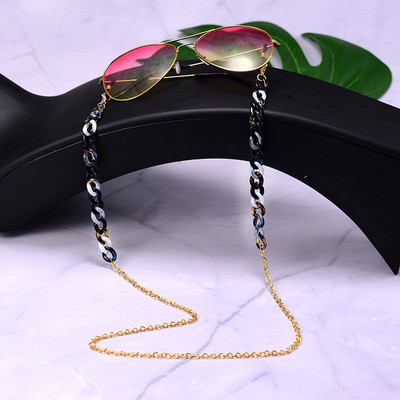 MOON GIRL Pozlaćeni lanac od akrilnih naočala za žene Protuklizne naočale za čitanje Kabel Držač maske Traka za oko oko Dropship