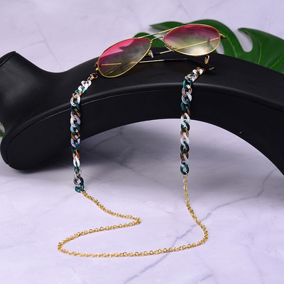 MOON GIRL Pozlaćeni lanac od akrilnih naočala za žene Protuklizne naočale za čitanje Kabel Držač maske Traka za oko oko Dropship