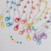 Novi mali svježi cvjetni lanac s maskom od perli i lančić za naočale