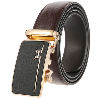 Vânzări fierbinți Bărbați centură de modă aliaj cu cataramă automată centură afaceri afaceri decor casual centură curele bărbați 3,5 cm LY136-2821-1