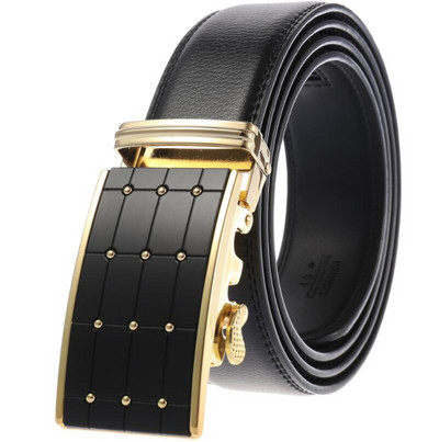 Vânzări fierbinți Bărbați centură de modă aliaj cu cataramă automată centură afaceri afaceri decor casual centură curele bărbați 3,5 cm LY136-2821-1