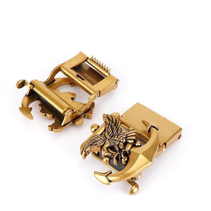 SupSindy vyriškas nailono diržas prabangus auksinis erelio metalinis automatinis užsegimas drobiniai diržai vyrams Madingi džinsai Juodas vyriškas dirželis