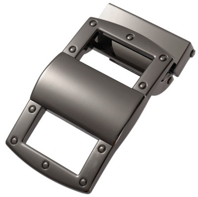 Novi dizajnerski remeni s glatkim gumbima od legure s gumbima za bušenje, muški visokokvalitetni muški kopča za remen, kožna luksuzna marka LY135-22286