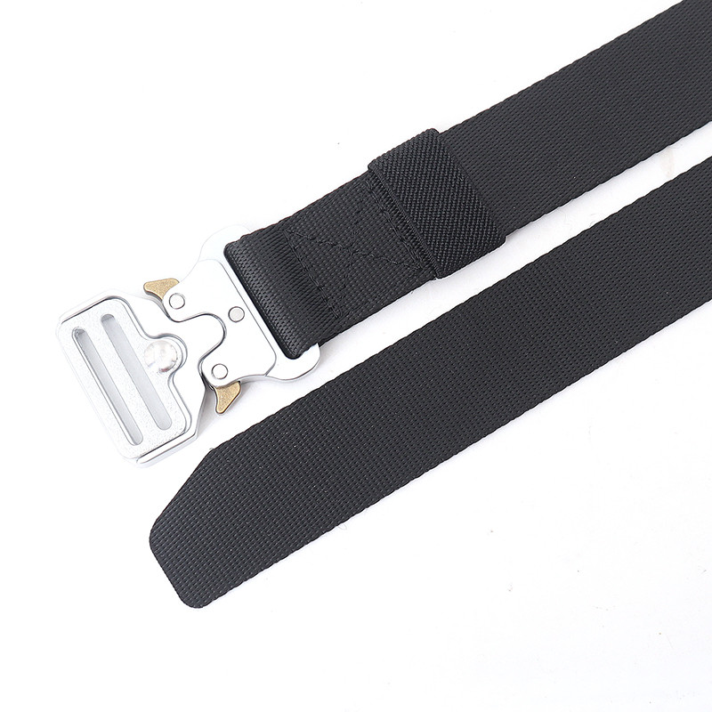 Muški ležerni modni taktički remen od legure s automatskom kopčom Studentski remen za mlade platneni remen za muškarce ženski luksuzni muški traperice