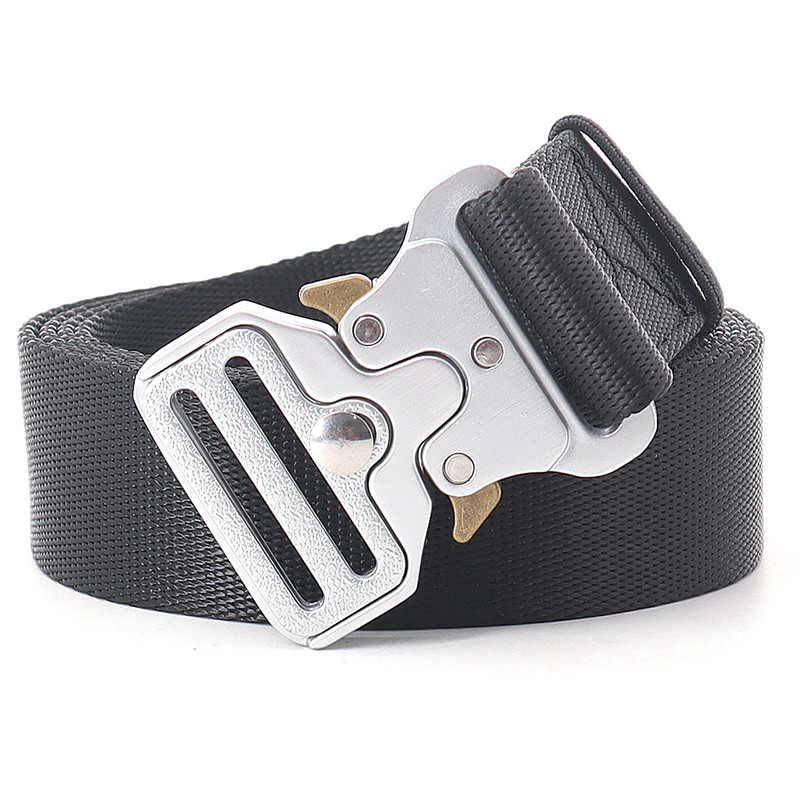 Muški ležerni modni taktički remen od legure s automatskom kopčom Studentski remen za mlade platneni remen za muškarce ženski luksuzni muški traperice