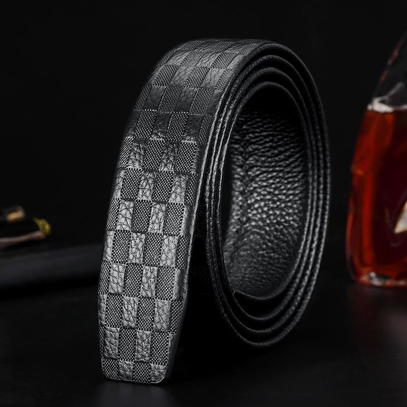 Férfi automatikus csatos övek csatos öv nélkül Márka öv Férfi Kiváló minőségű férfi eredeti szíj farmer öv Ingyenes szállítás 3,5 cm-es övek