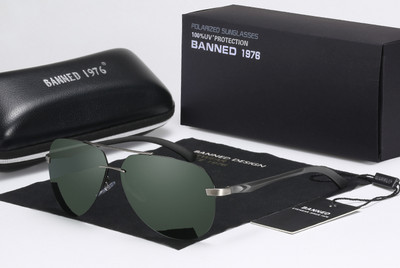 Αλουμίνιο Magnesium HD Polarized Fashion Γυαλιά ηλίου Ανδρικά γυαλιά ηλίου οδήγησης Vintage Oculos De Sol με κουτί αυθεντικής επωνυμίας