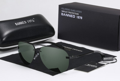 Αλουμίνιο Magnesium HD Polarized Fashion Γυαλιά ηλίου Ανδρικά γυαλιά ηλίου οδήγησης Vintage Oculos De Sol με κουτί αυθεντικής επωνυμίας