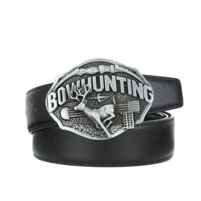 Western big clipper Skull Texas Centura cu cinci colțuri PU Centura 4.0 unisex