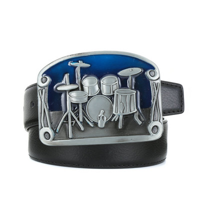 Western big clipper Skull Texas Centura cu cinci colțuri PU Centura 4.0 unisex