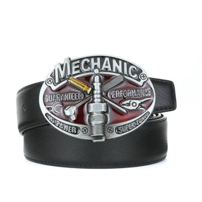 Western big clipper Skull Texas Centura cu cinci colțuri PU Centura 4.0 unisex