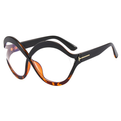 Sunčane naočale s mačjim okom novog modnog dizajna za žene Vintage preveliki šuplji okvir Crni gradijent sunčane naočale Ženske elegantne nijanse