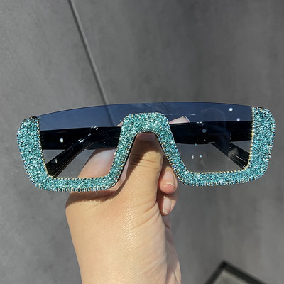 Dizajnerske ženske sunčane naočale luksuznog brenda iz 2023. Jednodijelni okvir s drškom Vintage klasične sunčane naočale za žene Naočale u trendovskom stilu