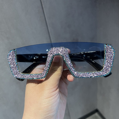 Dizajnerske ženske sunčane naočale luksuznog brenda iz 2023. Jednodijelni okvir s drškom Vintage klasične sunčane naočale za žene Naočale u trendovskom stilu