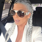 ALOZ MICC Nove dizajnerske marke Muške klasične crne sunčane naočale Ženske sunčane naočale za vožnju za muškarce Nijanse Naočale Oculos UV400 Q34