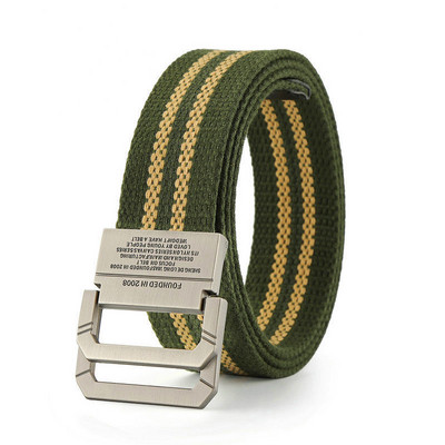 Divat Férfi Öv Szöveg Sport Vászon Nylon Kiváló Minőségi Alkalmi Designer Farmer Automata Csatos Csíkos Öv Férfi SzíjHB063