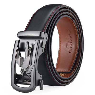 Kuulsa kaubamärgi disainer Meeste rihm Uus saabumine pruun must nahkrihm Meeste rihmad Luksuslikud automaatsed pandlaga rihmad meestele B700