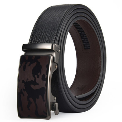 Kuulsa kaubamärgi disainer Meeste rihm Uus saabumine pruun must nahkrihm Meeste rihmad Luksuslikud automaatsed pandlaga rihmad meestele B700