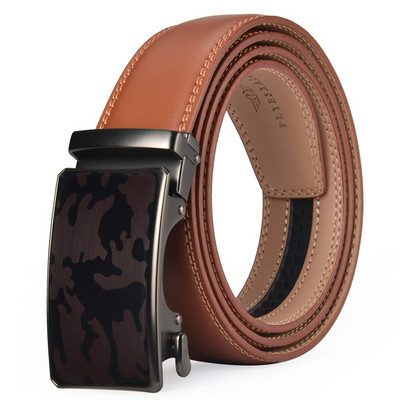 Kuulsa kaubamärgi disainer Meeste rihm Uus saabumine pruun must nahkrihm Meeste rihmad Luksuslikud automaatsed pandlaga rihmad meestele B700