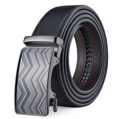 Kuulsa kaubamärgi disainer Meeste rihm Uus saabumine pruun must nahkrihm Meeste rihmad Luksuslikud automaatsed pandlaga rihmad meestele B700