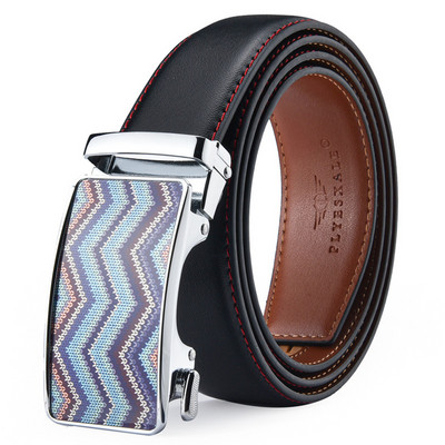 Kuulsa kaubamärgi disainer Meeste rihm Uus saabumine pruun must nahkrihm Meeste rihmad Luksuslikud automaatsed pandlaga rihmad meestele B700