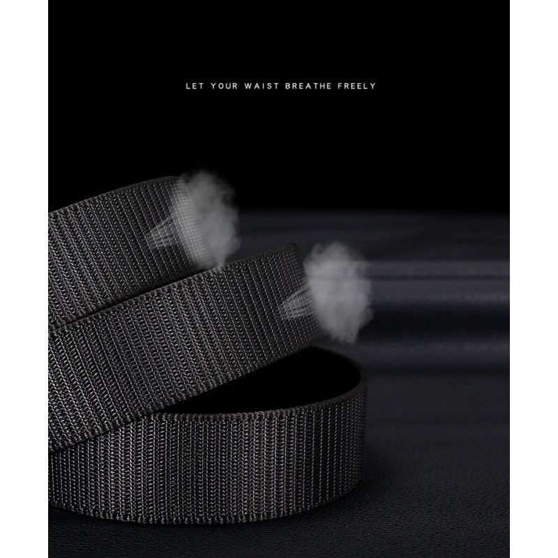 Nouă centură pentru bărbați, din aliaj, cu cataramă, curea tactică respirabilă, pentru sport în aer liber, curea din pânză din nailon, salopetă de blugi