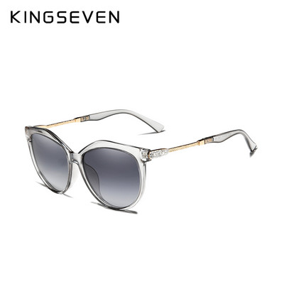 KINGSEVEN 2022 polariseeritud naiste päikeseprillid Gradient Lens Luksuslikud päikeseprillid Kaubamärk Lentes de sol Mujer