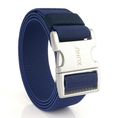 VATLTY Nouă centură elastică pentru bărbați din aliaj de aluminiu, 38 mm elastic, nailon, cu eliberare rapidă, curea militară, accesorii tactice pentru bărbați