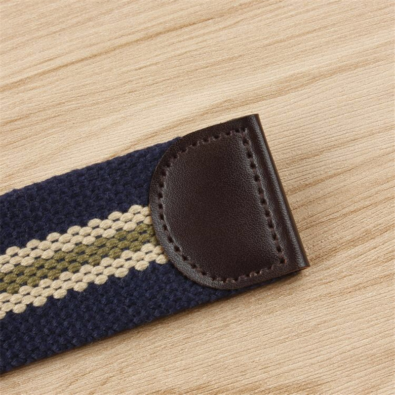 Visokokvalitetni platneni remen za muškarce i žene Muški platneni remen s automatskom kopčom od lake legure Jeep kopča Omladinski ležerni podebljani remen