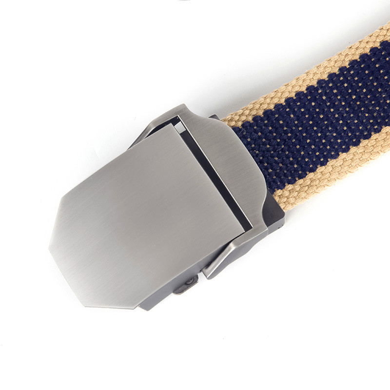 Vruće rasprodaja Unisex taktički remen Vrhunska kvaliteta 3,8 cm širok ležerni platneni remen za vanjske prilike od legure s automatskom kopčom za muškarce Remen debljine 4 mm 2019.