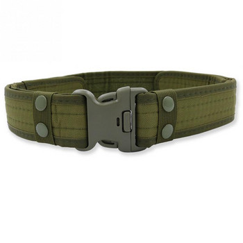 Ζώνη καμβά Tactical Military Men Outdoor Army Practical Camouflage Μέση με Πλαστική Πόρπη Εξοπλισμός Εκπαίδευσης Πλάτος 5cm