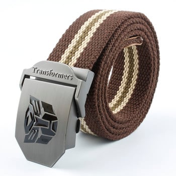 LTOHEYN 2022 Νέα Ανδρική Ζώνη Καμβά Transformers Style Outdoor Sports Training Belt Lengthened 140cm Fatty Available