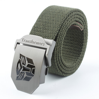 LTOHEYN 2022 Noua centură de pânză pentru bărbați, în stil Transformers, centură de antrenament pentru sport în aer liber, lungă 140 cm, disponibilă în grăsime
