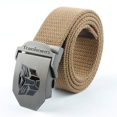 LTOHEYN 2022 Noua centură de pânză pentru bărbați, în stil Transformers, centură de antrenament pentru sport în aer liber, lungă 140 cm, disponibilă în grăsime