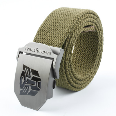 LTOHEYN 2022 Noua centură de pânză pentru bărbați, în stil Transformers, centură de antrenament pentru sport în aer liber, lungă 140 cm, disponibilă în grăsime