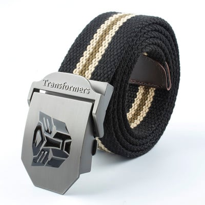 LTOHEYN 2022 Noua centură de pânză pentru bărbați, în stil Transformers, centură de antrenament pentru sport în aer liber, lungă 140 cm, disponibilă în grăsime