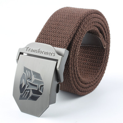 LTOHEYN 2022 Noua centură de pânză pentru bărbați, în stil Transformers, centură de antrenament pentru sport în aer liber, lungă 140 cm, disponibilă în grăsime