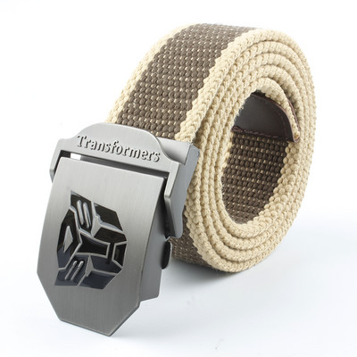 LTOHEYN 2022 Noua centură de pânză pentru bărbați, în stil Transformers, centură de antrenament pentru sport în aer liber, lungă 140 cm, disponibilă în grăsime