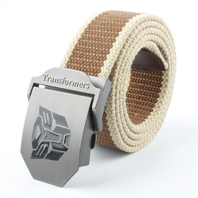 LTOHEYN 2022 Noua centură de pânză pentru bărbați, în stil Transformers, centură de antrenament pentru sport în aer liber, lungă 140 cm, disponibilă în grăsime