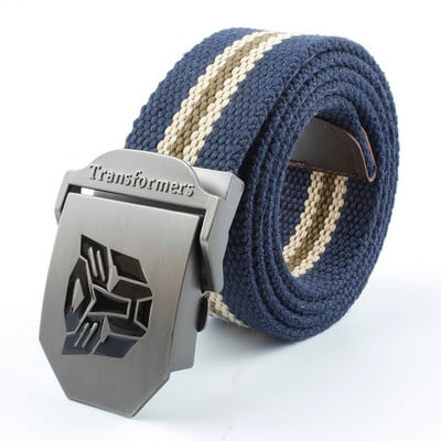 LTOHEYN 2022 Noua centură de pânză pentru bărbați, în stil Transformers, centură de antrenament pentru sport în aer liber, lungă 140 cm, disponibilă în grăsime