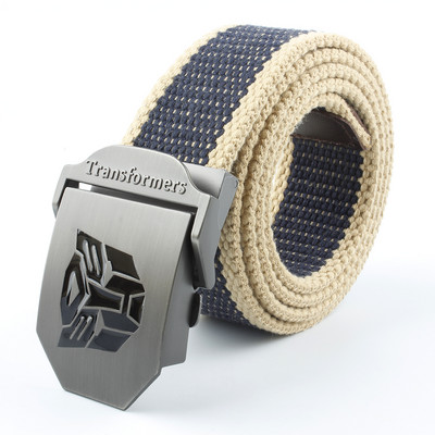 LTOHEYN 2022 Noua centură de pânză pentru bărbați, în stil Transformers, centură de antrenament pentru sport în aer liber, lungă 140 cm, disponibilă în grăsime