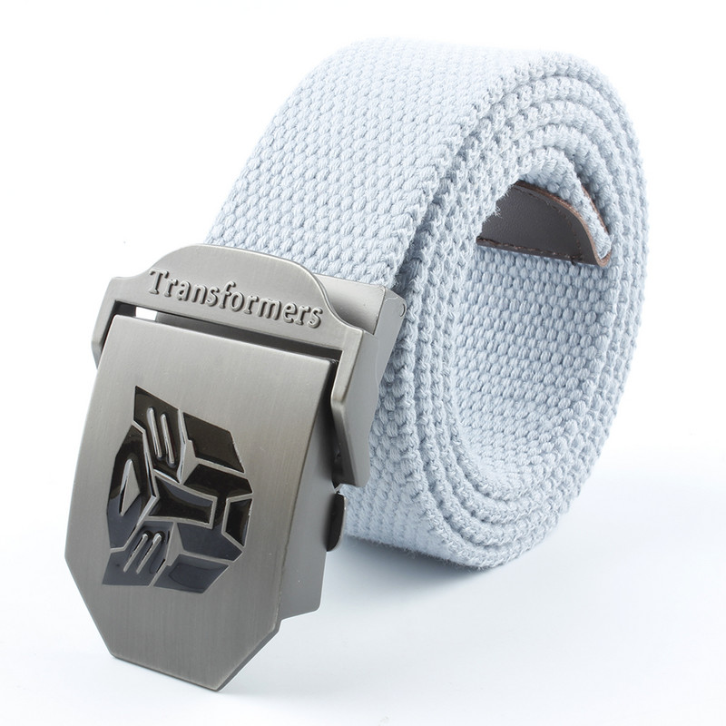 LTOHEYN 2022 Noua centură de pânză pentru bărbați, în stil Transformers, centură de antrenament pentru sport în aer liber, lungă 140 cm, disponibilă în grăsime