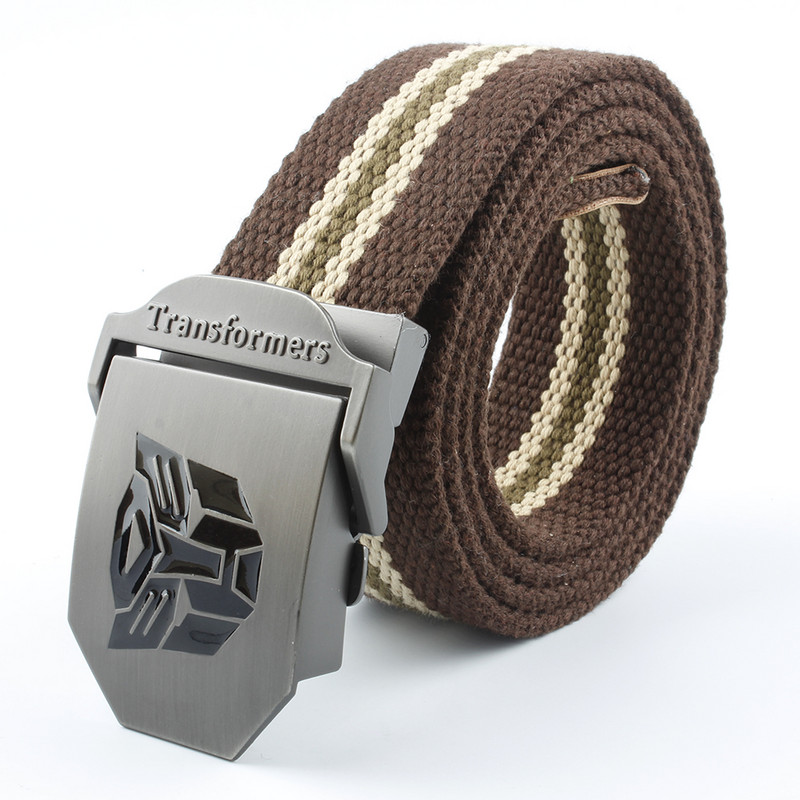 LTOHEYN 2022 Noua centură de pânză pentru bărbați, în stil Transformers, centură de antrenament pentru sport în aer liber, lungă 140 cm, disponibilă în grăsime