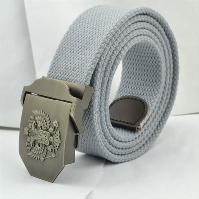 Taktinis vyrų diržas karinis drobė kūno plotis 3,8 cm dizaineriai Aukštos kokybės mados prekės ženklo Rusijos nacionalinės emblemos juosmens juosta