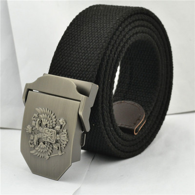 Taktinis vyrų diržas karinis drobė kūno plotis 3,8 cm dizaineriai Aukštos kokybės mados prekės ženklo Rusijos nacionalinės emblemos juosmens juosta