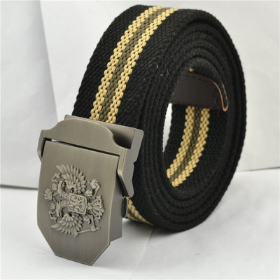Taktinis vyrų diržas karinis drobė kūno plotis 3,8 cm dizaineriai Aukštos kokybės mados prekės ženklo Rusijos nacionalinės emblemos juosmens juosta