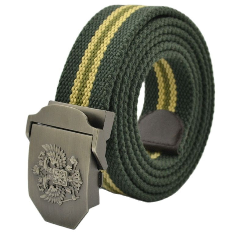 Taktinis vyrų diržas karinis drobė kūno plotis 3,8 cm dizaineriai Aukštos kokybės mados prekės ženklo Rusijos nacionalinės emblemos juosmens juosta