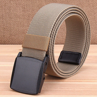 Najbolji YBT Unisex najlonski remen Plastična kopča Rastezljivi elastični remen žene Tkanje ležerni najlonski modni sportski kaubojski muški remen